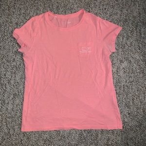 Pink Vineyard Vines Short Sleeve Tee